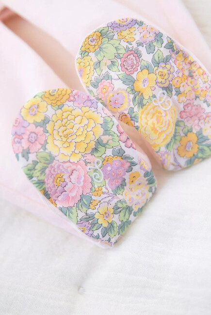 Floral Embroidery Pajama Onesie